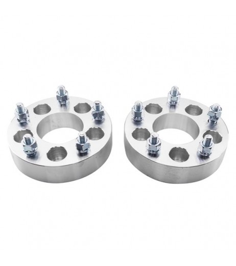 2pcs Professional Hub Centric Wheel Adapters for Jeep Compass 4WD/FWD Jeep Patriot 4WD/FWD/AWD Jeep Liberty Silver